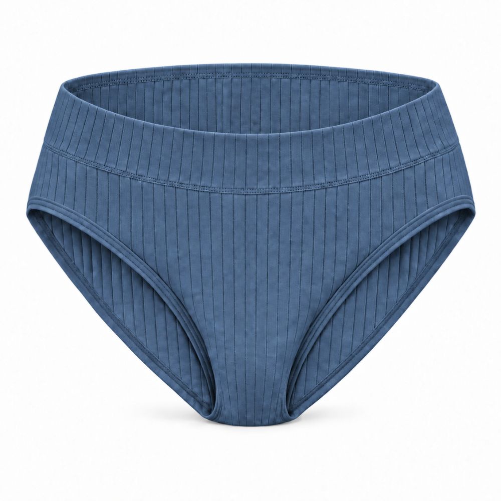 Ribbed Cotton Comfort Brief