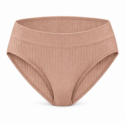 Ribbed Cotton Comfort Brief